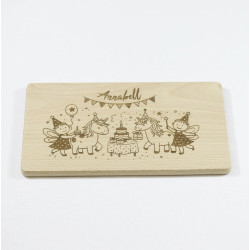 Feen-Party Frühstücksbrettchen - Liebevoll hergestellt für leuchtende Kinderaugen