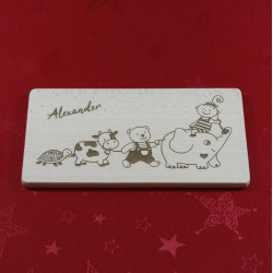 Frühstücksbrettchen für Kinder - Kinderparty personalisiert