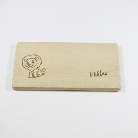 Löwe - Frühstücksbrettchen - Bringen sie Kinderaugen zum leuchten