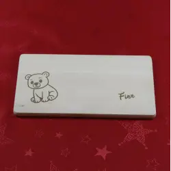 Frühstücksbrettchen für Kinder - Bär personalisiert