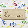 Frühstücksbrettchen für Kinder - Frosch personalisiert