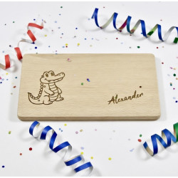 Krokodil - Frühstücksbrettchen - Bringen Sie Kinderaugen zum leuchten