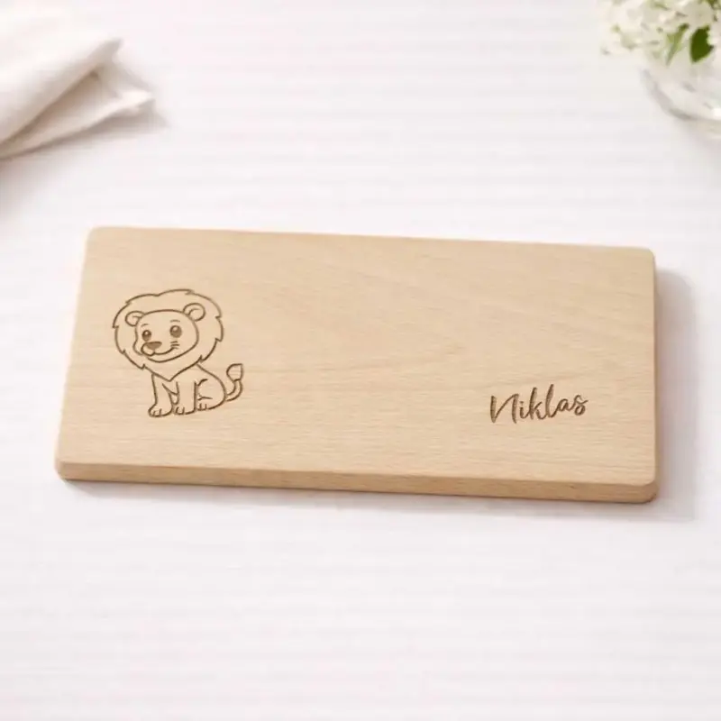 Löwe - Frühstücksbrettchen - Bringen sie Kinderaugen zum leuchten