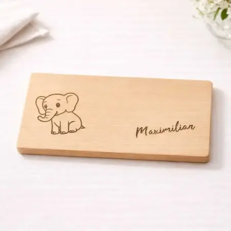 Elefant - Frühstücksbrettchen - Bringen sie Kinderaugen zum leuchten